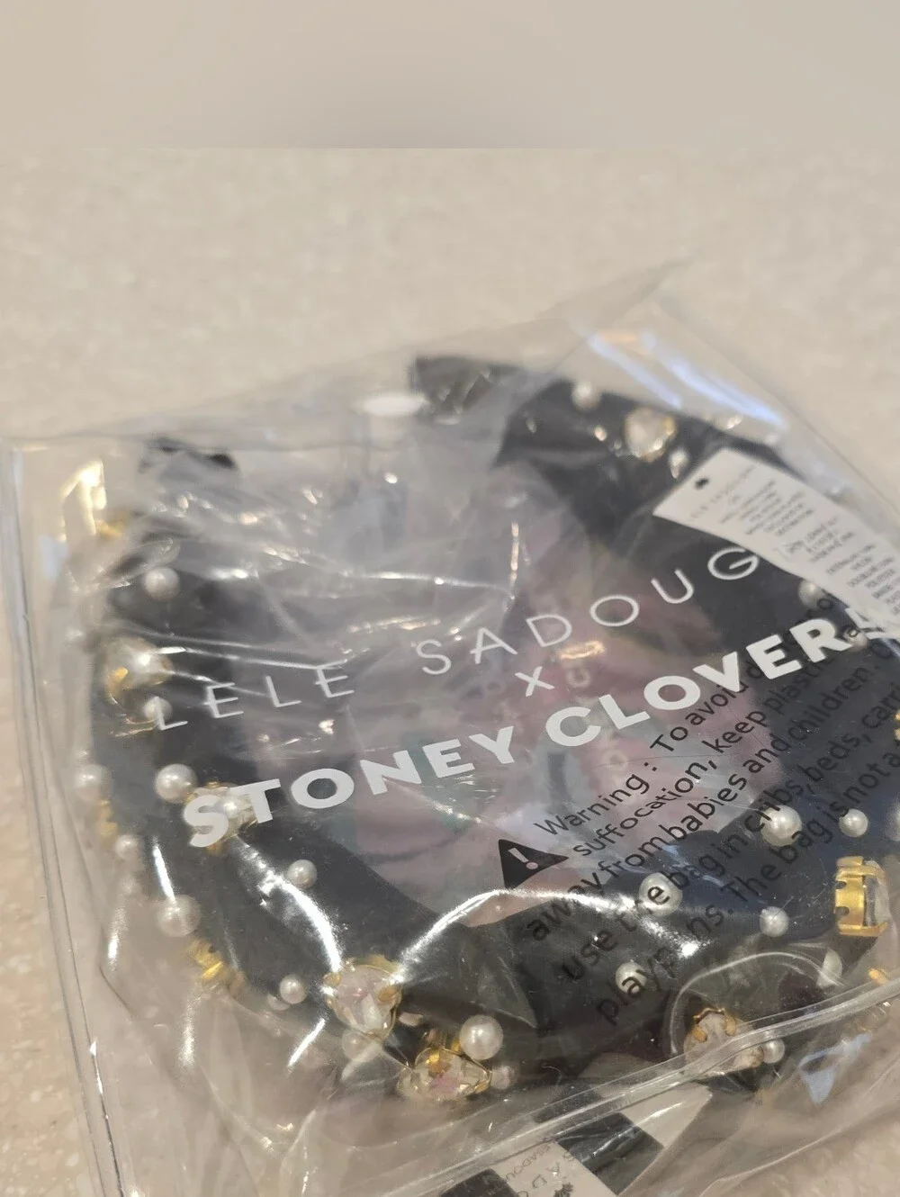? LELE SADOUGHI X Stoney Clover Lane Noir Heart Crystal 